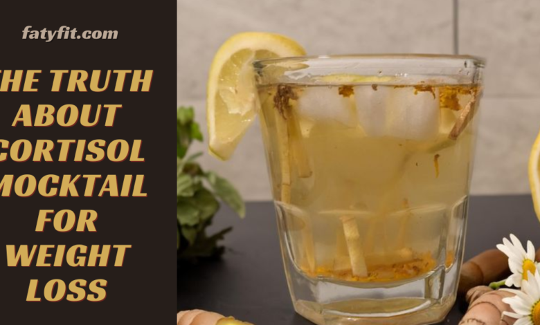Cortisol mocktail for weight loss