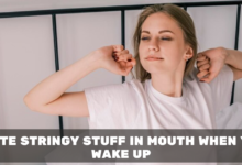 White Stringy Stuff in Mouth When You Wake Up